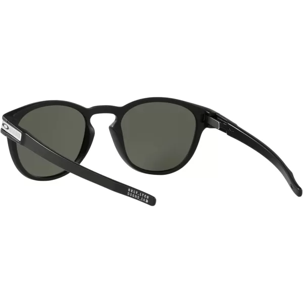 imageOakley Mens Oo9265 Latch Oval SunglassesGrid Matte BlackPrizm Black