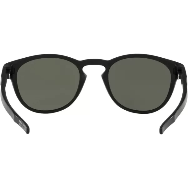 imageOakley Mens Oo9265 Latch Oval SunglassesGrid Matte BlackPrizm Black