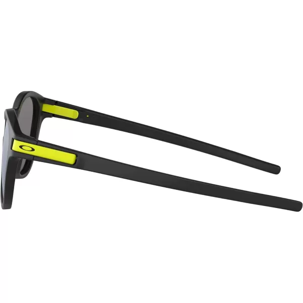 imageOakley Mens Oo9265 Latch Oval SunglassesMatte BlackChrome Iridium
