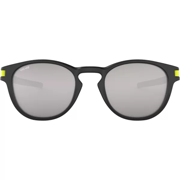 imageOakley Mens Oo9265 Latch Oval SunglassesMatte BlackChrome Iridium