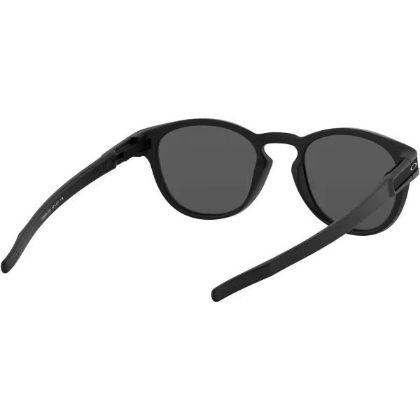 imageOakley Mens Oo9265 Latch Oval SunglassesMatte BlackPrizm Black