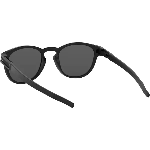 imageOakley Mens Oo9265 Latch Oval SunglassesMatte BlackPrizm Black
