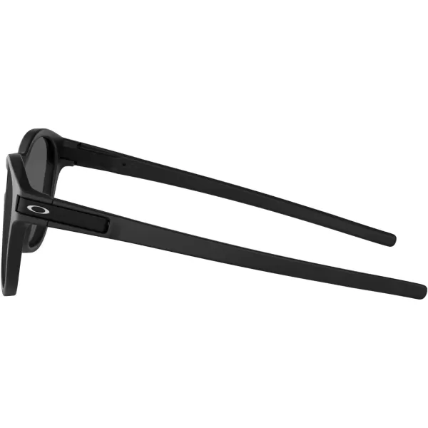 imageOakley Mens Oo9265 Latch Oval SunglassesMatte BlackPrizm Black