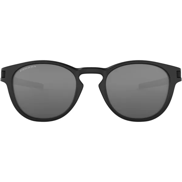 imageOakley Mens Oo9265 Latch Oval SunglassesMatte BlackPrizm Black