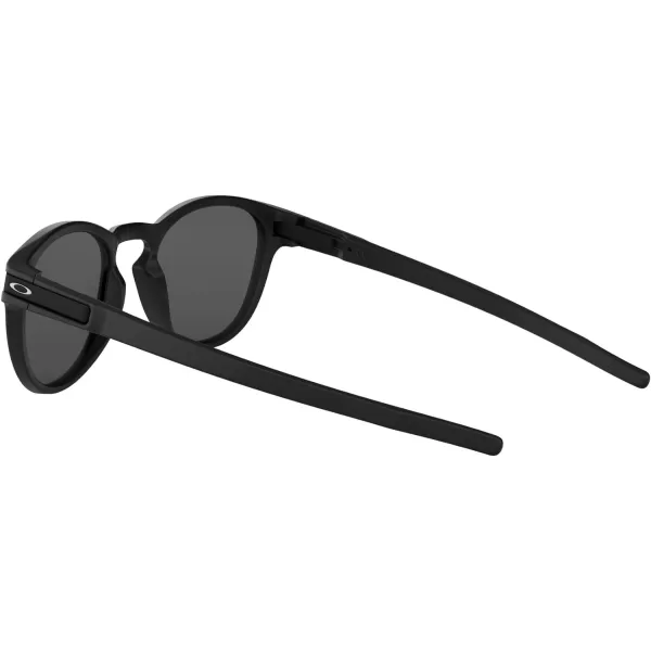 imageOakley Mens Oo9265 Latch Oval SunglassesMatte BlackPrizm Black