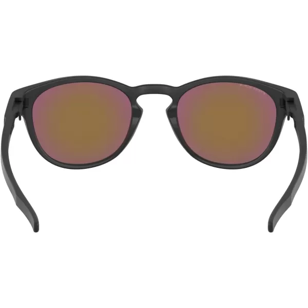 imageOakley Mens Oo9265 Latch Oval SunglassesMatte BlackPrizm Violet