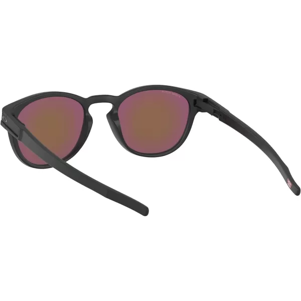 imageOakley Mens Oo9265 Latch Oval SunglassesMatte BlackPrizm Violet