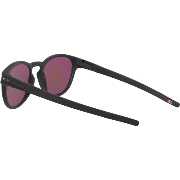 imageOakley Mens Oo9265 Latch Oval SunglassesMatte BlackPrizm Violet