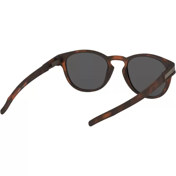 imageOakley Mens Oo9265 Latch Oval SunglassesMatte Brown TortoisePrizm Black