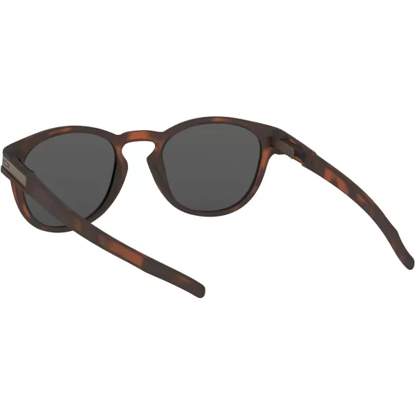imageOakley Mens Oo9265 Latch Oval SunglassesMatte Brown TortoisePrizm Black