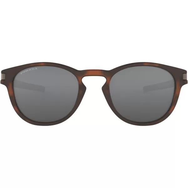 imageOakley Mens Oo9265 Latch Oval SunglassesMatte Brown TortoisePrizm Black