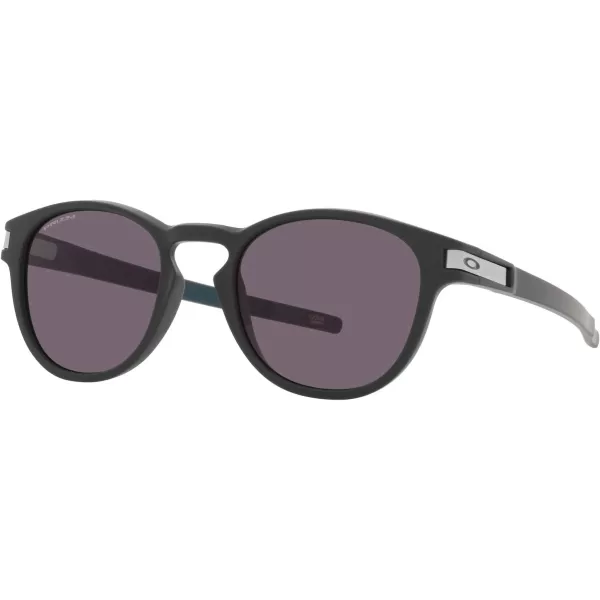imageOakley Mens Oo9265 Latch Oval SunglassesMatte CarbonPrizm Grey
