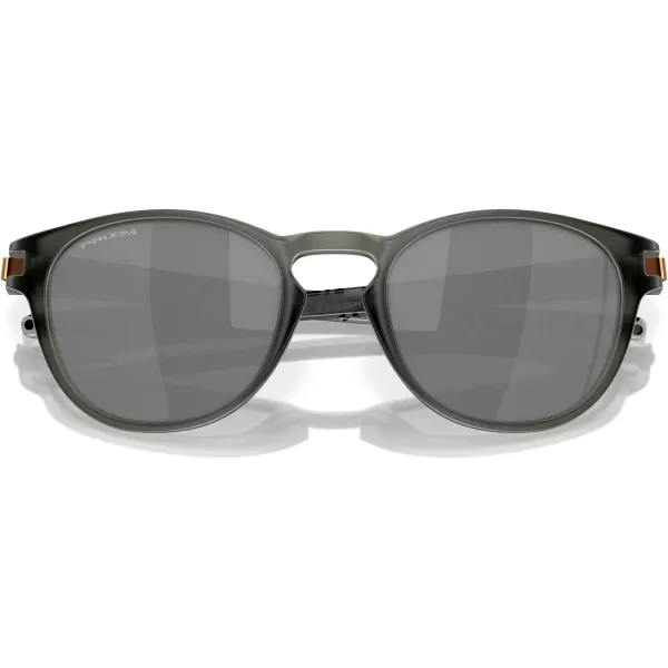 imageOakley Mens Oo9265 Latch Oval SunglassesMatte Grey SmokePrizm Black