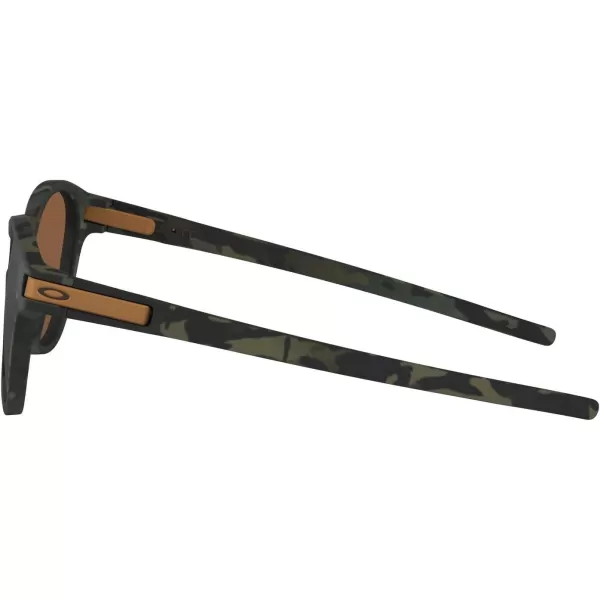 imageOakley Mens Oo9265 Latch Oval SunglassesMatte Olive CamoPrizm Tungsten