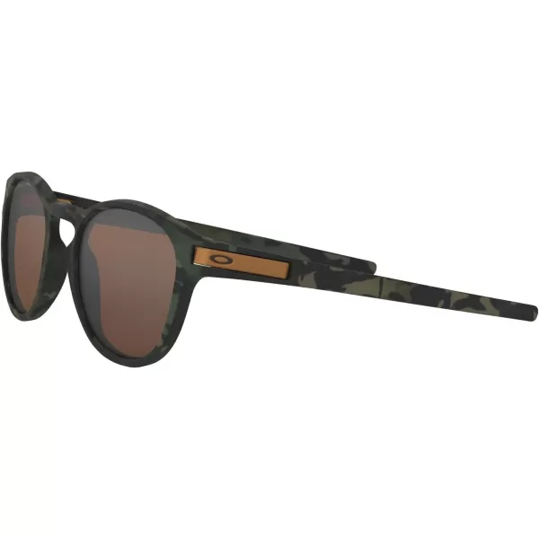 imageOakley Mens Oo9265 Latch Oval SunglassesMatte Olive CamoPrizm Tungsten