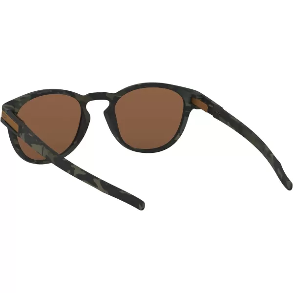 imageOakley Mens Oo9265 Latch Oval SunglassesMatte Olive CamoPrizm Tungsten
