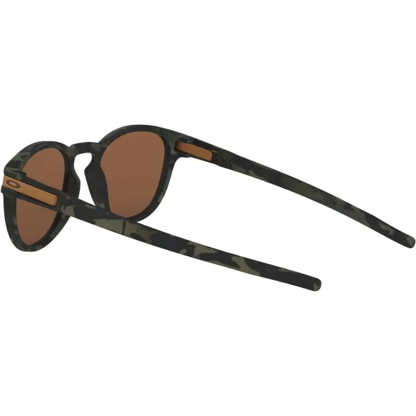 imageOakley Mens Oo9265 Latch Oval SunglassesMatte Olive CamoPrizm Tungsten