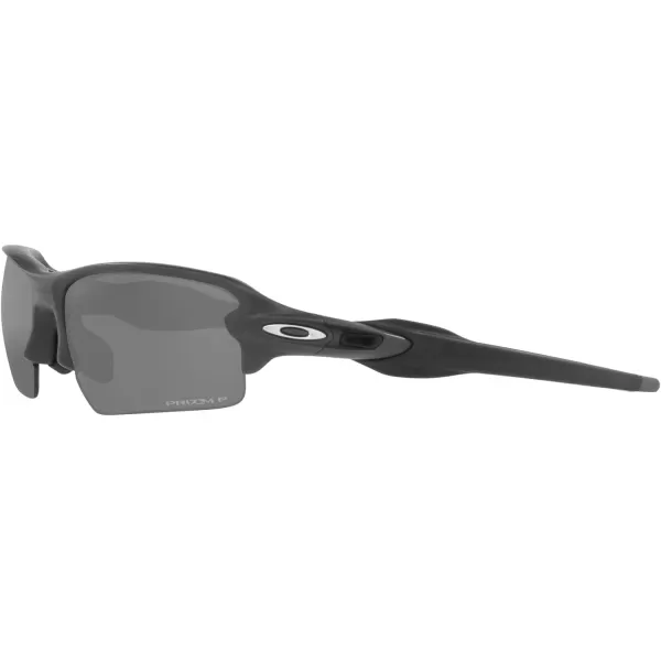 imageOakley Mens Oo9271 Flak 20 Low Bridge Fit Rectangular SunglassesHi Res Matte CarbonPrizm Black Polarized