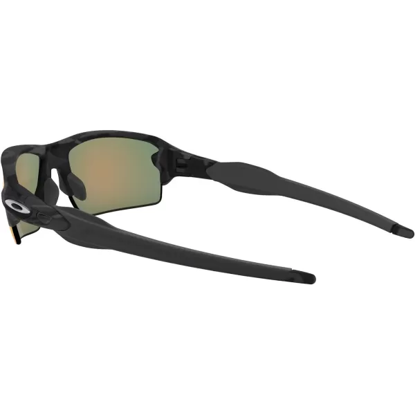 imageOakley Mens Oo9271 Flak 20 Low Bridge Fit Rectangular SunglassesMatte Black CamoPrizm Ruby