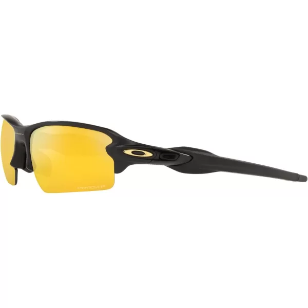 imageOakley Mens Oo9271 Flak 20 Low Bridge Fit Rectangular SunglassesMatte BlackPrizm 24k Polarized