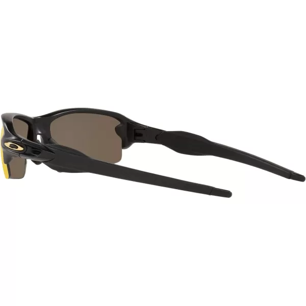 imageOakley Mens Oo9271 Flak 20 Low Bridge Fit Rectangular SunglassesMatte BlackPrizm 24k Polarized