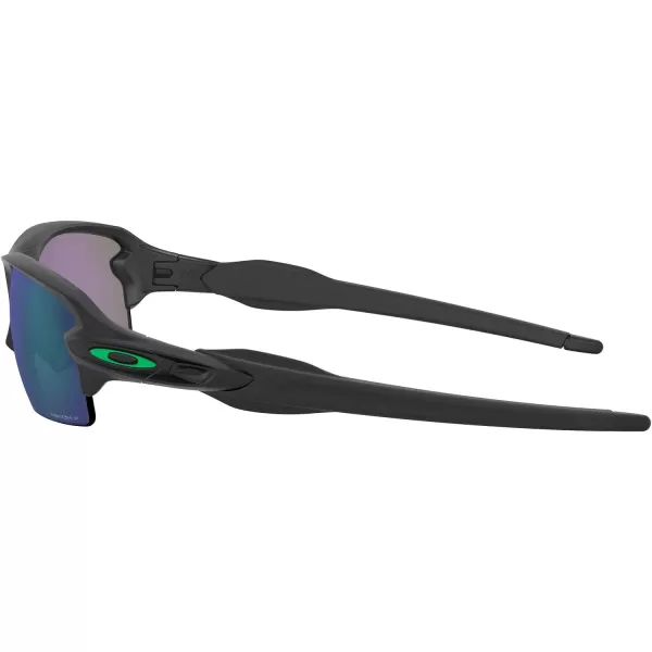 imageOakley Mens Oo9271 Flak 20 Low Bridge Fit Rectangular SunglassesMatte BlackPrizm Jade Polarized