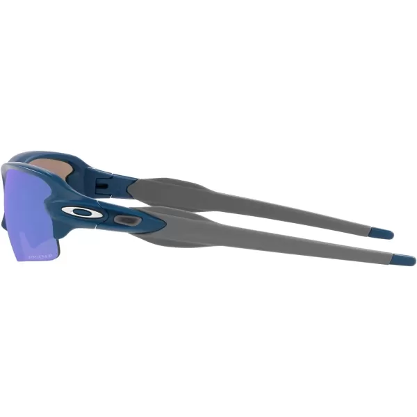 imageOakley Mens Oo9271 Flak 20 Low Bridge Fit Rectangular SunglassesMatte PoseidonPrizm Sapphire Polarized