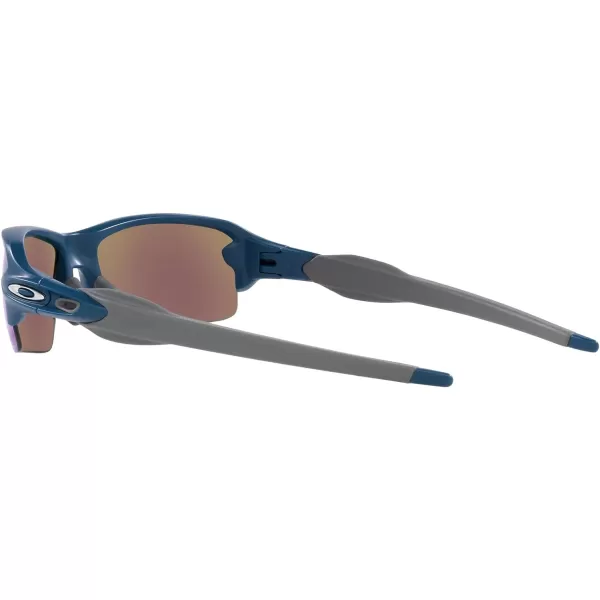 imageOakley Mens Oo9271 Flak 20 Low Bridge Fit Rectangular SunglassesMatte PoseidonPrizm Sapphire Polarized
