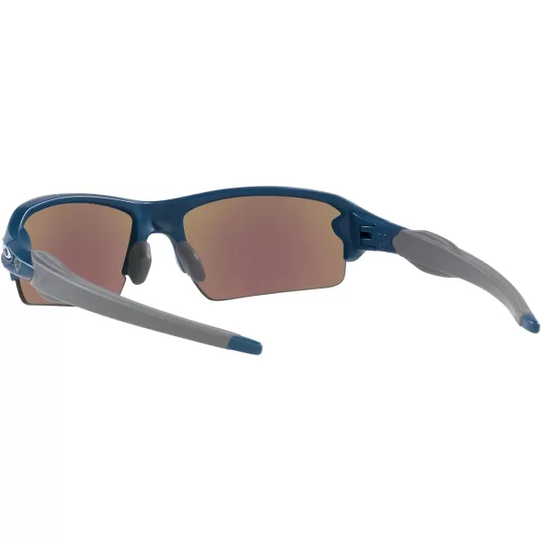 imageOakley Mens Oo9271 Flak 20 Low Bridge Fit Rectangular SunglassesMatte PoseidonPrizm Sapphire Polarized