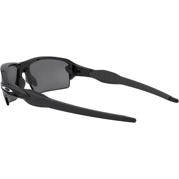 imageOakley Mens Oo9271 Flak 20 Low Bridge Fit Rectangular SunglassesPolished BlackPrizm Black Polarized