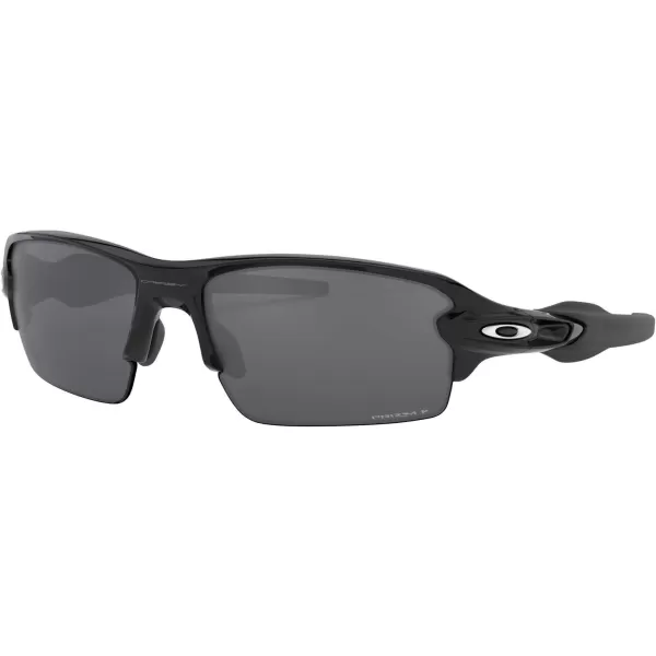 imageOakley Mens Oo9271 Flak 20 Low Bridge Fit Rectangular SunglassesPolished BlackPrizm Black Polarized