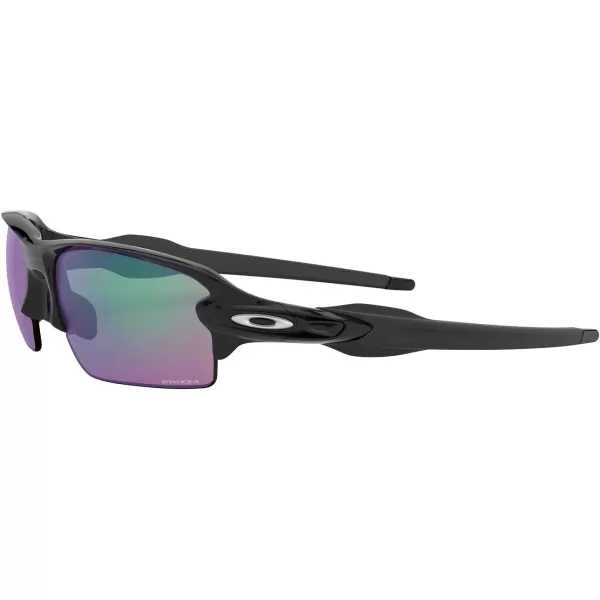imageOakley Mens Oo9271 Flak 20 Low Bridge Fit Rectangular SunglassesPolished BlackPrizm Golf