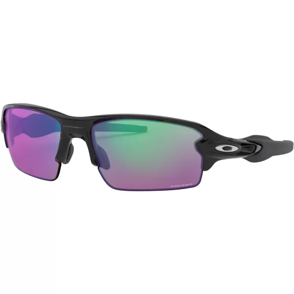 imageOakley Mens Oo9271 Flak 20 Low Bridge Fit Rectangular SunglassesPolished BlackPrizm Golf