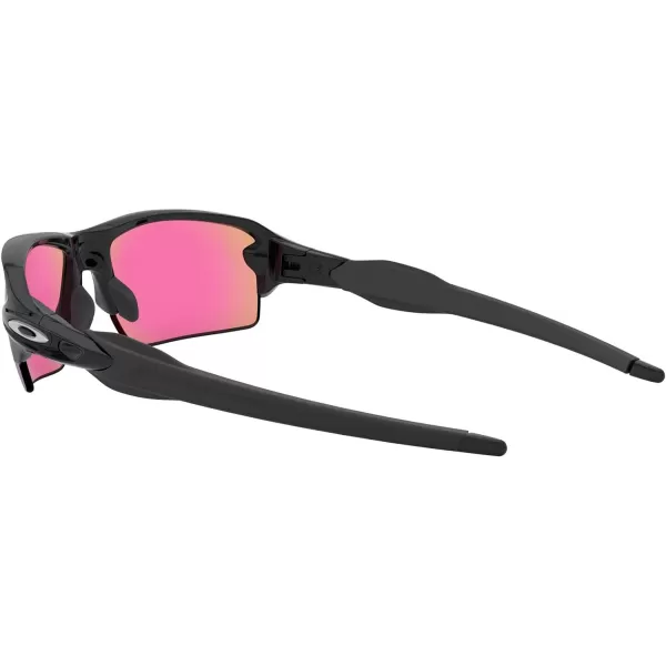 imageOakley Mens Oo9271 Flak 20 Low Bridge Fit Rectangular SunglassesPolished BlackPrizm Golf