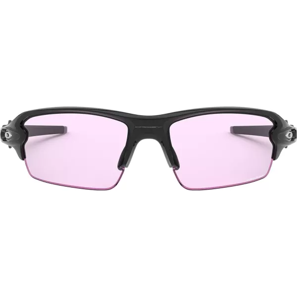 imageOakley Mens Oo9271 Flak 20 Low Bridge Fit Rectangular SunglassesPolished BlackPrizm Low Light
