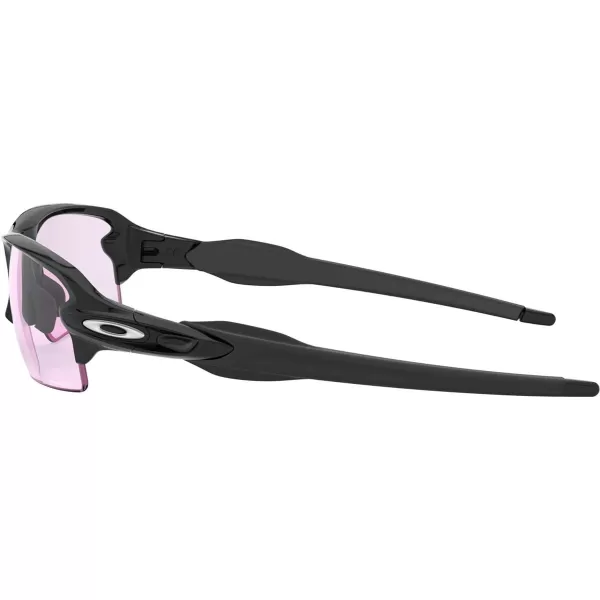 imageOakley Mens Oo9271 Flak 20 Low Bridge Fit Rectangular SunglassesPolished BlackPrizm Low Light