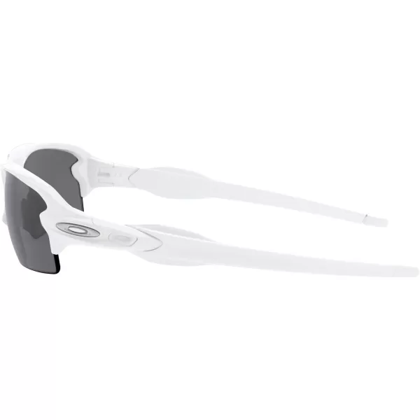 imageOakley Mens Oo9271 Flak 20 Low Bridge Fit Rectangular SunglassesPolished WhiteSlate Iridium
