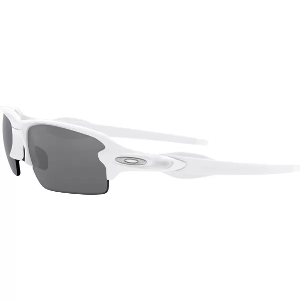 imageOakley Mens Oo9271 Flak 20 Low Bridge Fit Rectangular SunglassesPolished WhiteSlate Iridium