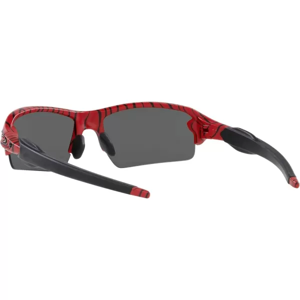 imageOakley Mens Oo9271 Flak 20 Low Bridge Fit Rectangular SunglassesRed TigerPrizm Black