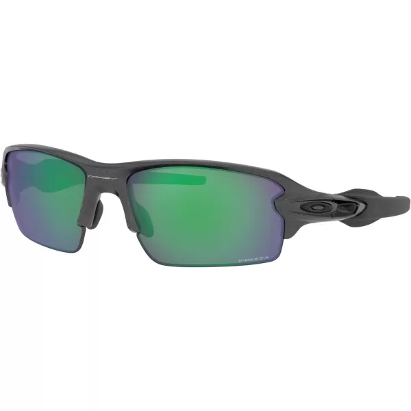 imageOakley Mens Oo9271 Flak 20 Low Bridge Fit Rectangular SunglassesSteelPrizm Jade