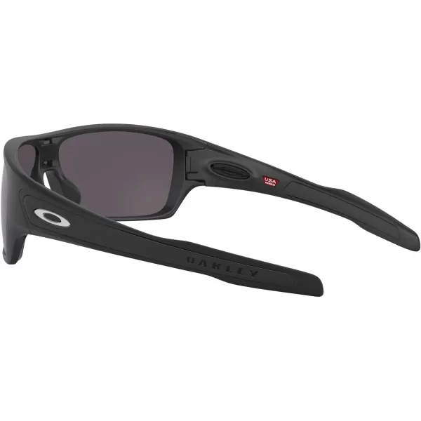 imageOakley Mens Oo9307 Turbine Rotor Rectangular SunglassesMatte BlackPrizm Grey Polarized
