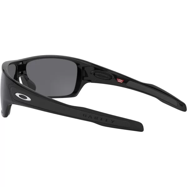 imageOakley Mens Oo9307 Turbine Rotor Rectangular SunglassesPolished BlackPrizm Black Polarized