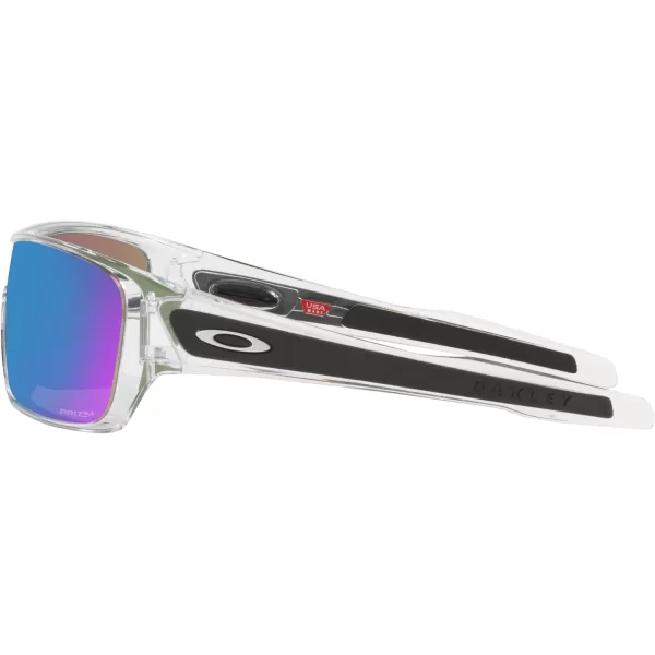 imageOakley Mens Oo9307 Turbine Rotor Rectangular SunglassesPolished ClearPrizm Sapphire