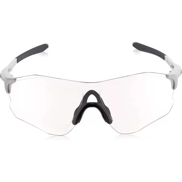 imageOakley Mens Oo9313 Evzero Path Low Bridge Fit Rectangular SunglassesMatte WhiteClear Black Iridium Photochromic