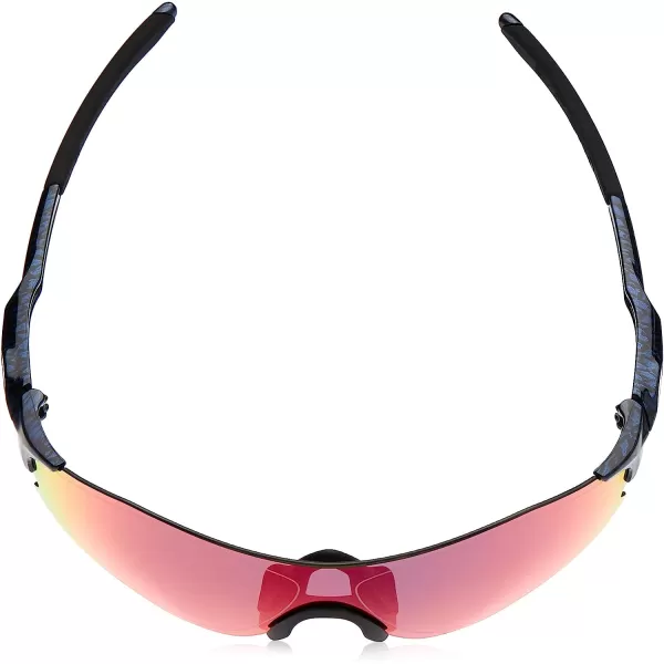 imageOakley Mens Oo9313 Evzero Path Low Bridge Fit Rectangular SunglassesPlanet XPositive Red Iridium