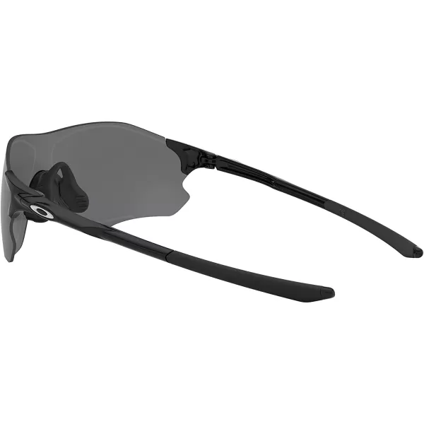 imageOakley Mens Oo9313 Evzero Path Low Bridge Fit Rectangular SunglassesPolished BlackPrizm Black Polarized