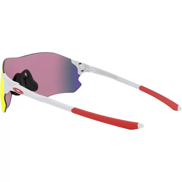 imageOakley Mens Oo9313 Evzero Path Low Bridge Fit Rectangular SunglassesPolished WhitePrizm Road