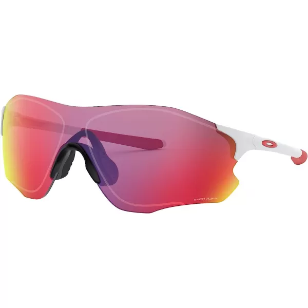 imageOakley Mens Oo9313 Evzero Path Low Bridge Fit Rectangular SunglassesPolished WhitePrizm Road