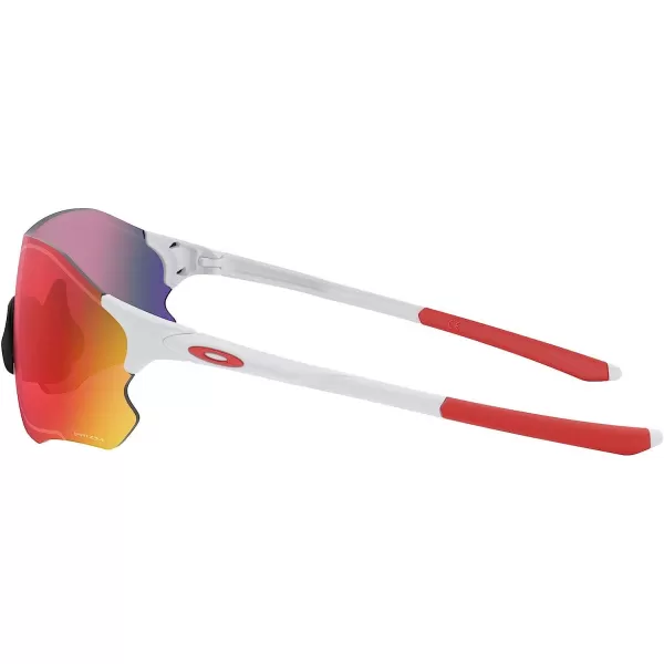 imageOakley Mens Oo9313 Evzero Path Low Bridge Fit Rectangular SunglassesPolished WhitePrizm Road