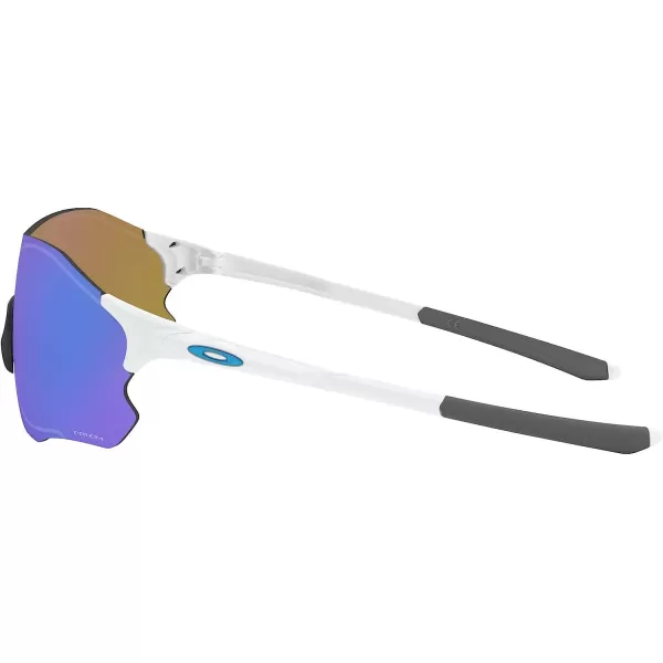 imageOakley Mens Oo9313 Evzero Path Low Bridge Fit Rectangular SunglassesPolished WhitePrizm Sapphire